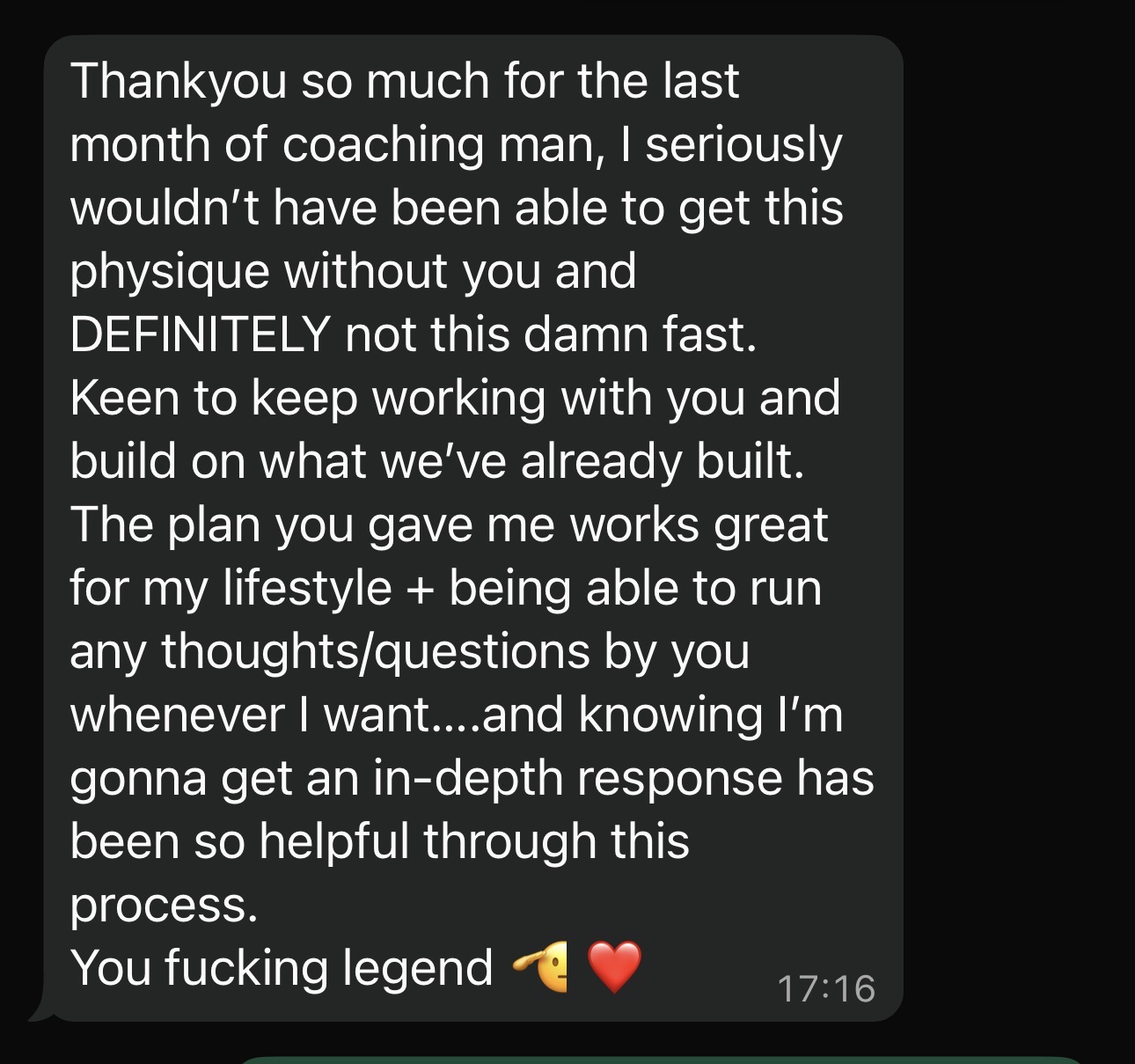 Client message