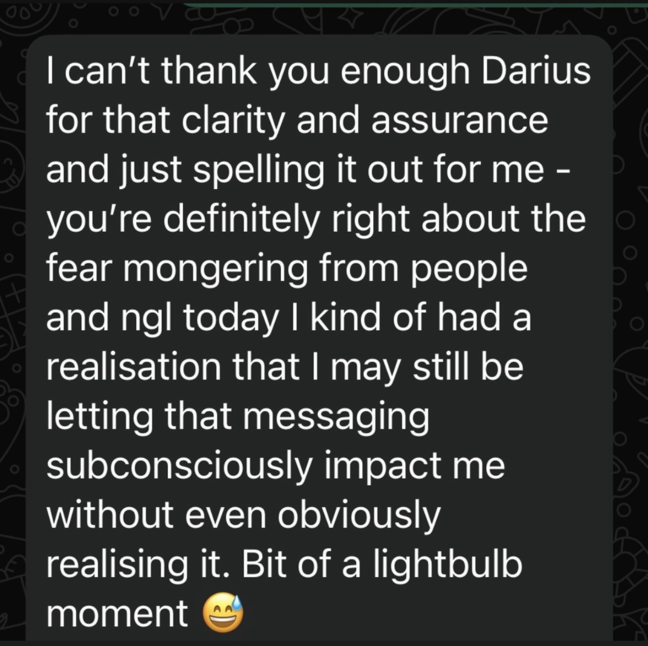 Client message